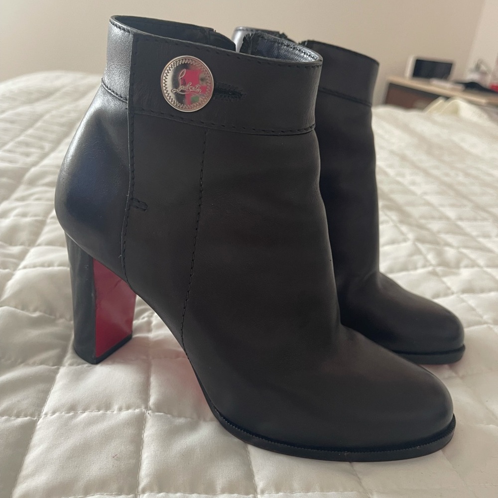 Christian Louboutin Janis Button Bootie